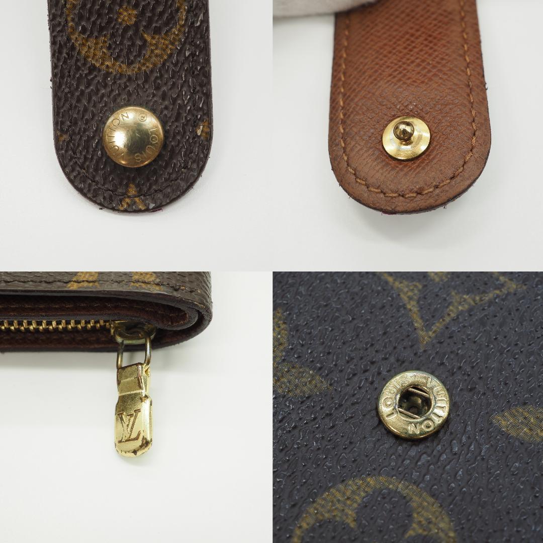 Louis Vuitton モノグラム ポルトパピエ ジップ 二つ折り財布