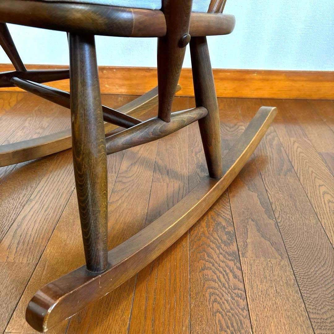 【良品】オールドカリモク ロッキングチェア 希少 ヴィンテージ