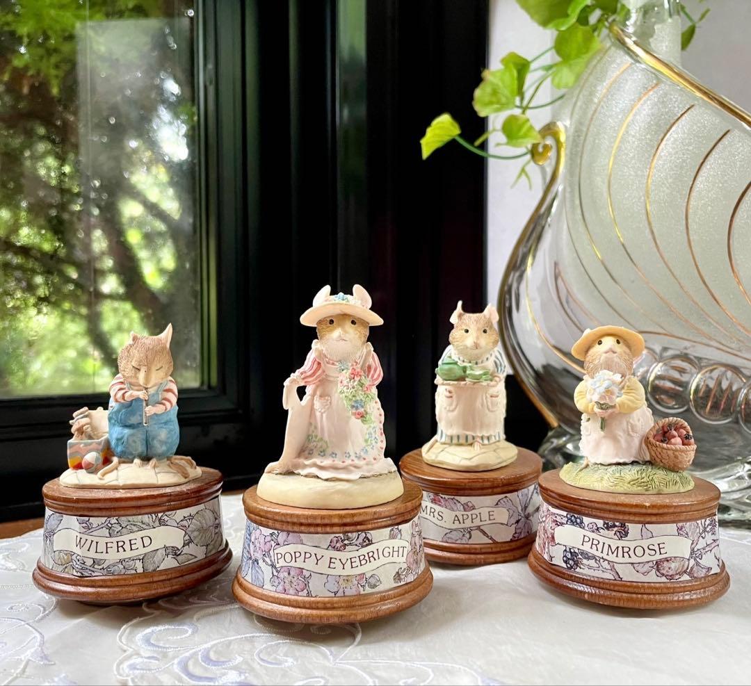 ブランブリーヘッジ ・ボーダーファインアーツ　オルゴール【Poppy】他3点