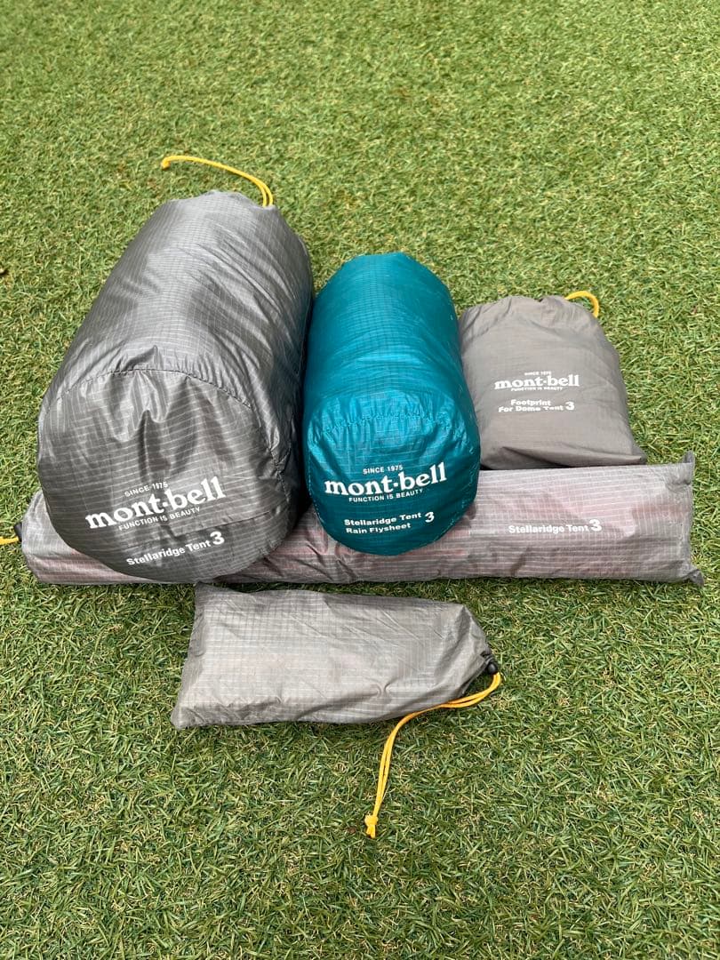 mont-bell モンベル　ステラリッジ3 吊下式 ３人用山岳テント