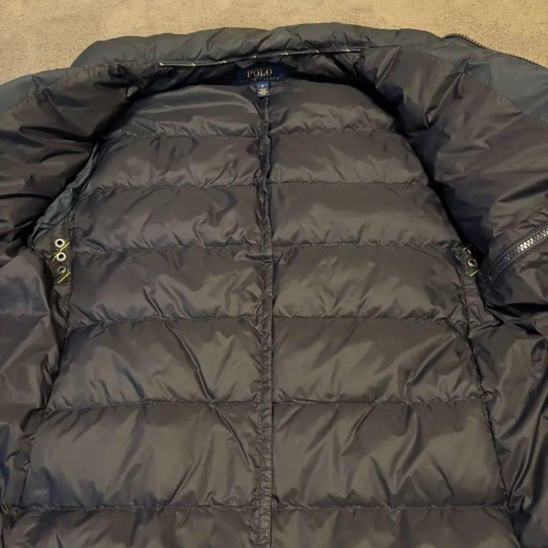 ポロ・ラルフローレン / ダウンステンカラーコート ネイビー SPサイズ