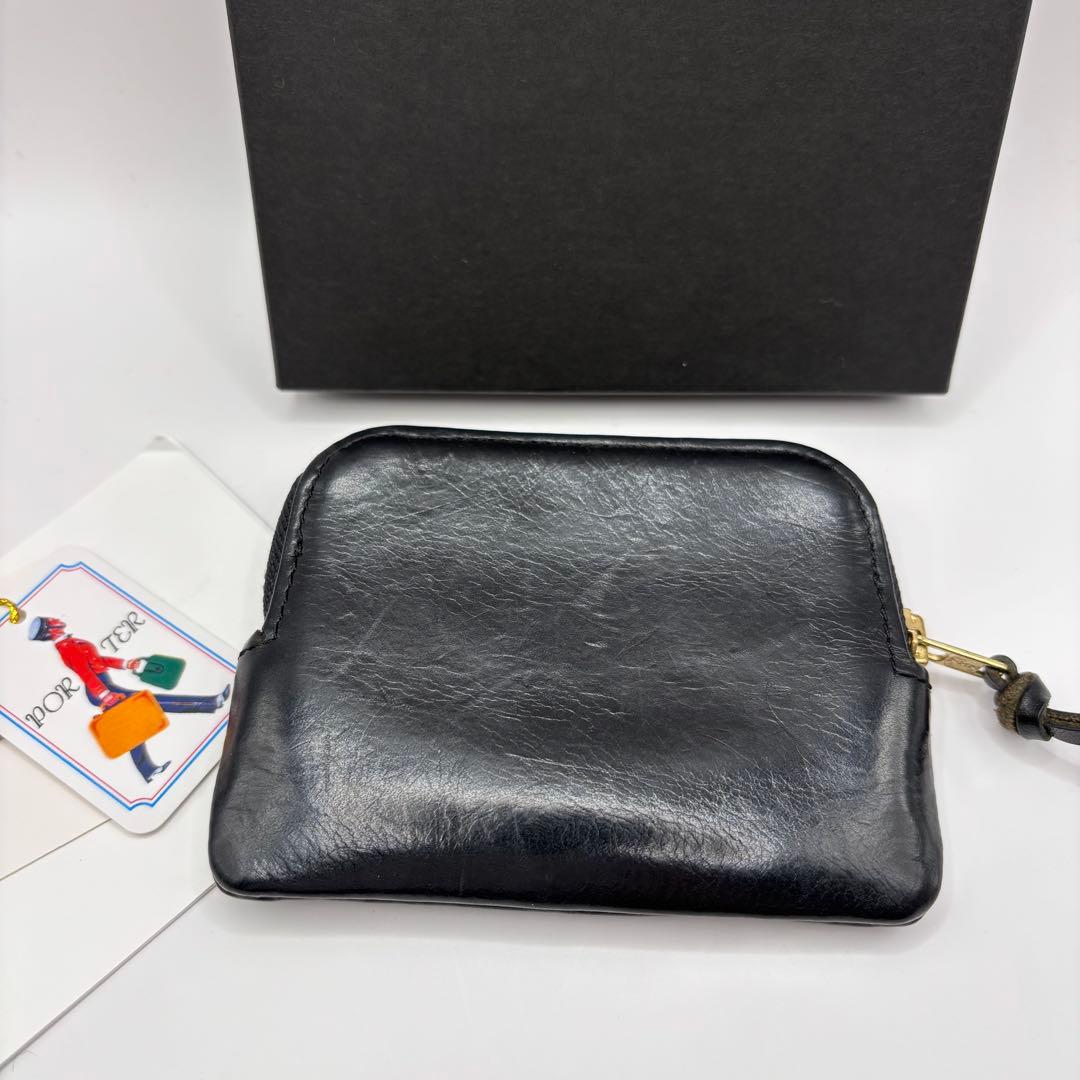 PORTER ケース　SOAK レザー　ブラック　革　吉田カバン　ミニ財布