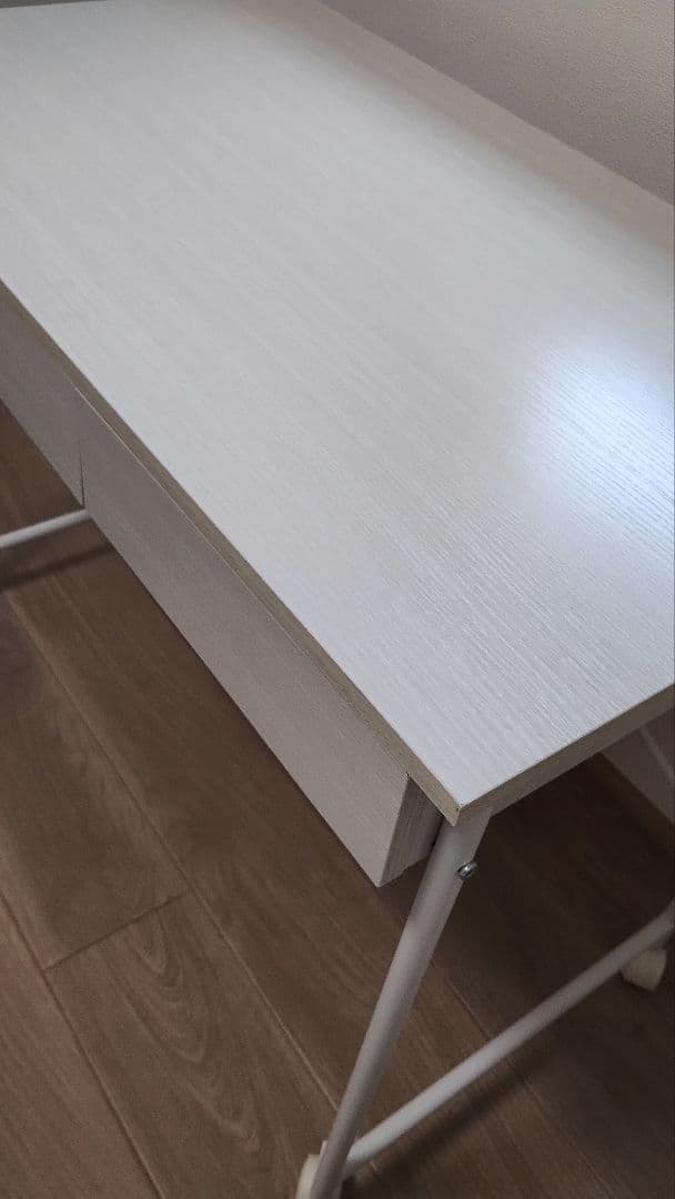 【愛知西三河引取限定】新品　ニトリデスク 引き出し2つ付