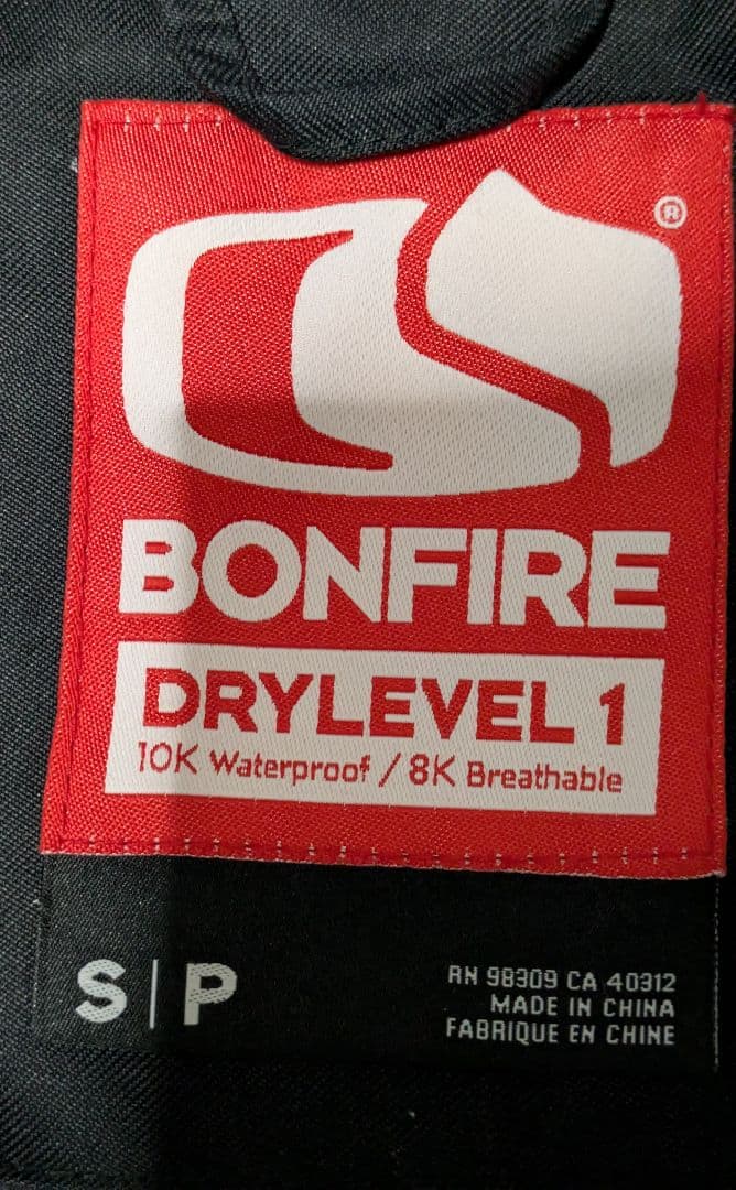 BONFIRE メンズスノボードスノボースキーウェア　サイズS