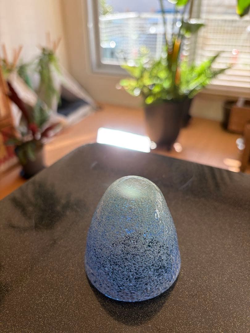 琉球ガラス 稲嶺盛吉 フードカバー 蚊帳 オトーリグラス