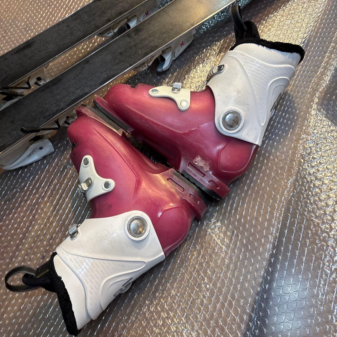 女の子　ジュニアスキーセット　ロシニョール　116cmアナ雪　21-21.5cm