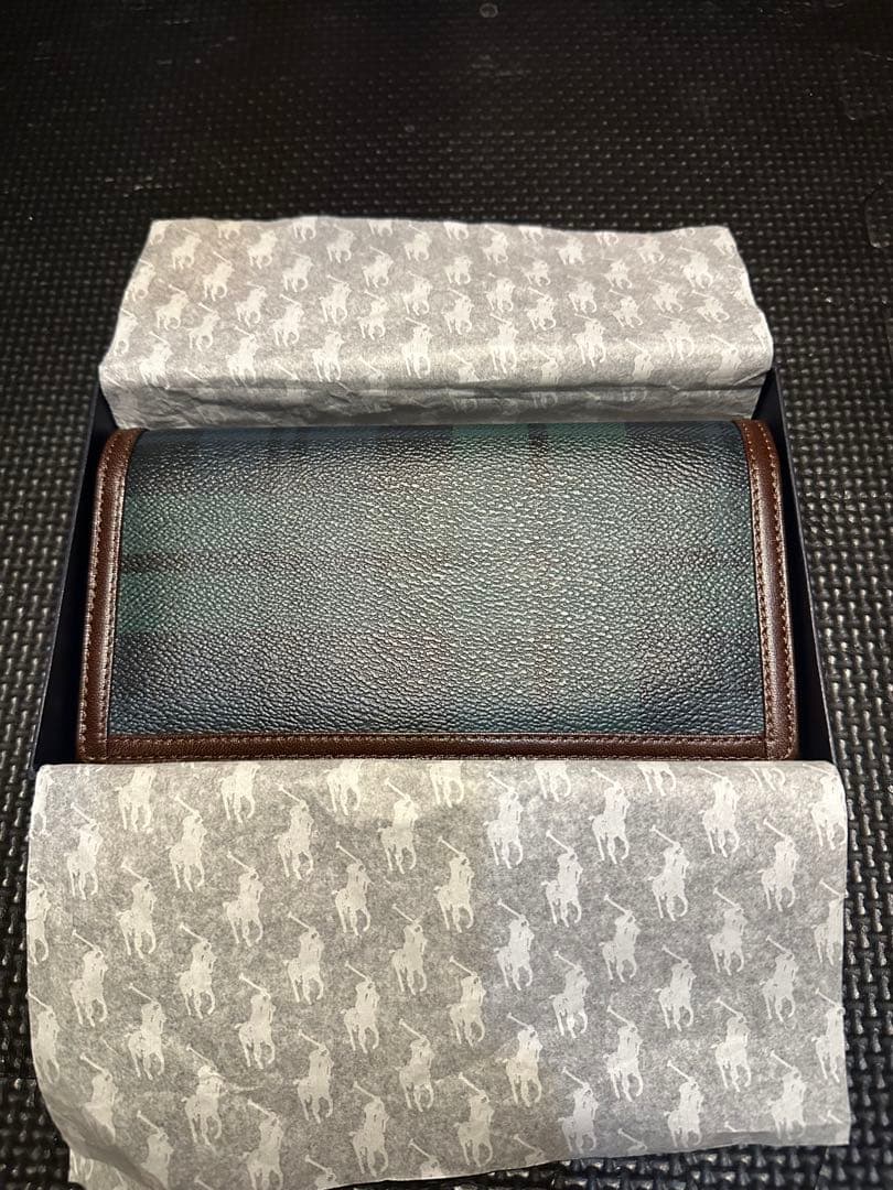 [新品未使用] Polo By Ralph Laure 長財布 ブラックウォッチ