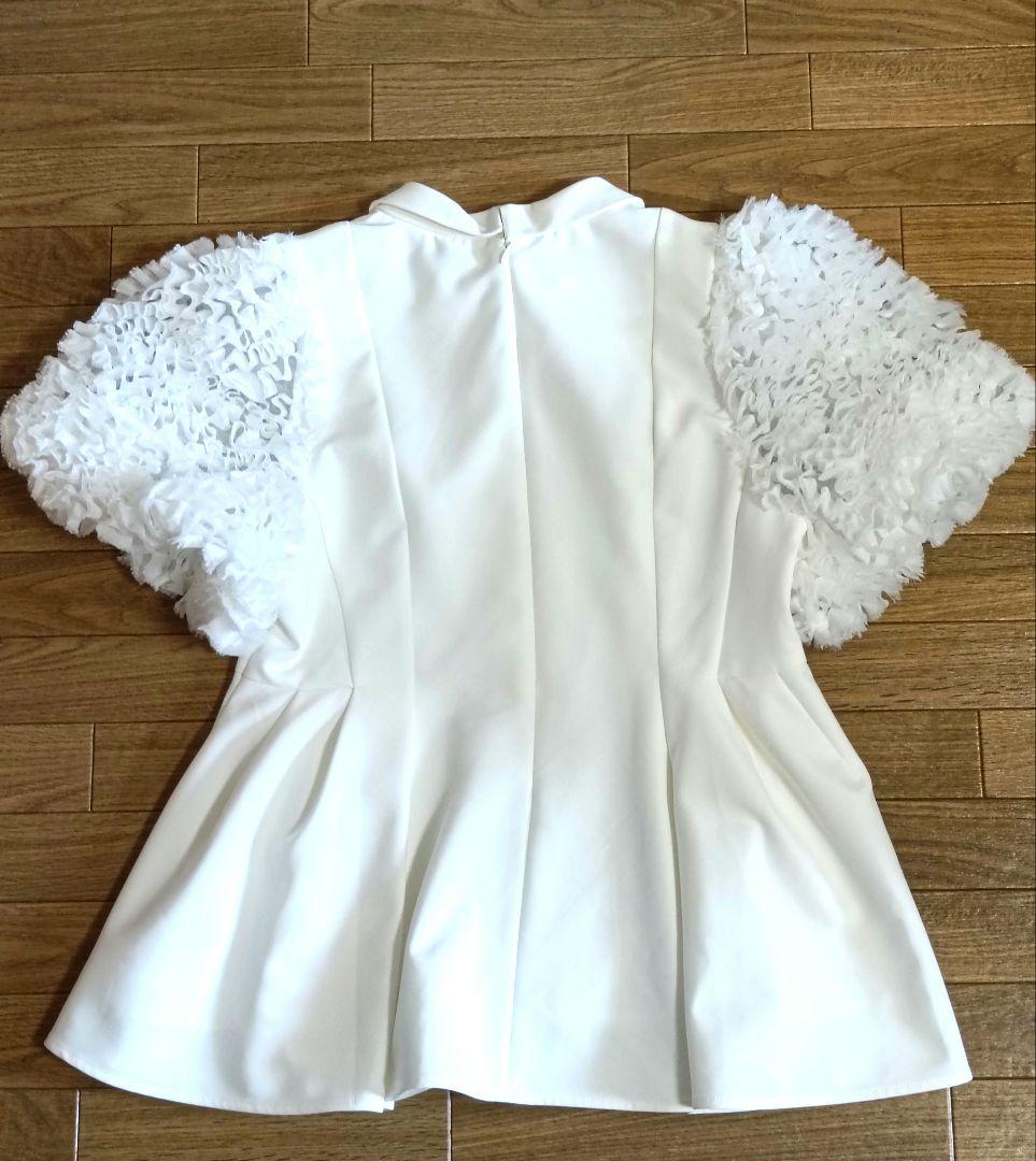 限定価格　セルフォード　襟付きブラウス　38 ホワイト