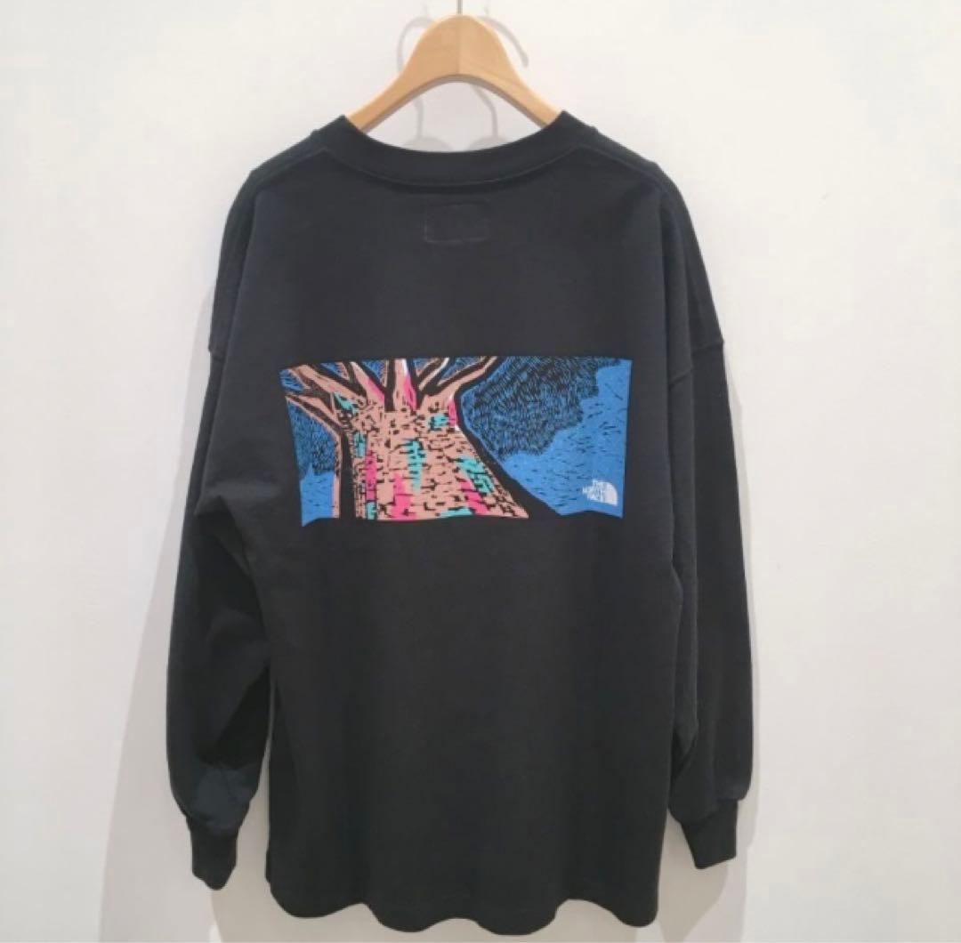 新品未使用! ノースフェイスパープルレーベル長袖Tシャツ