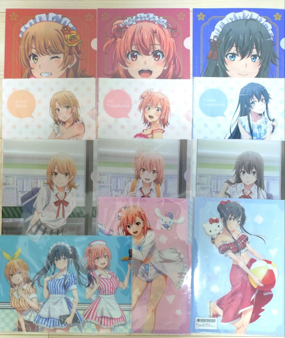 やはり俺の青春ラブコメはまちがっている クリアファイル 合計65枚 新品未開封