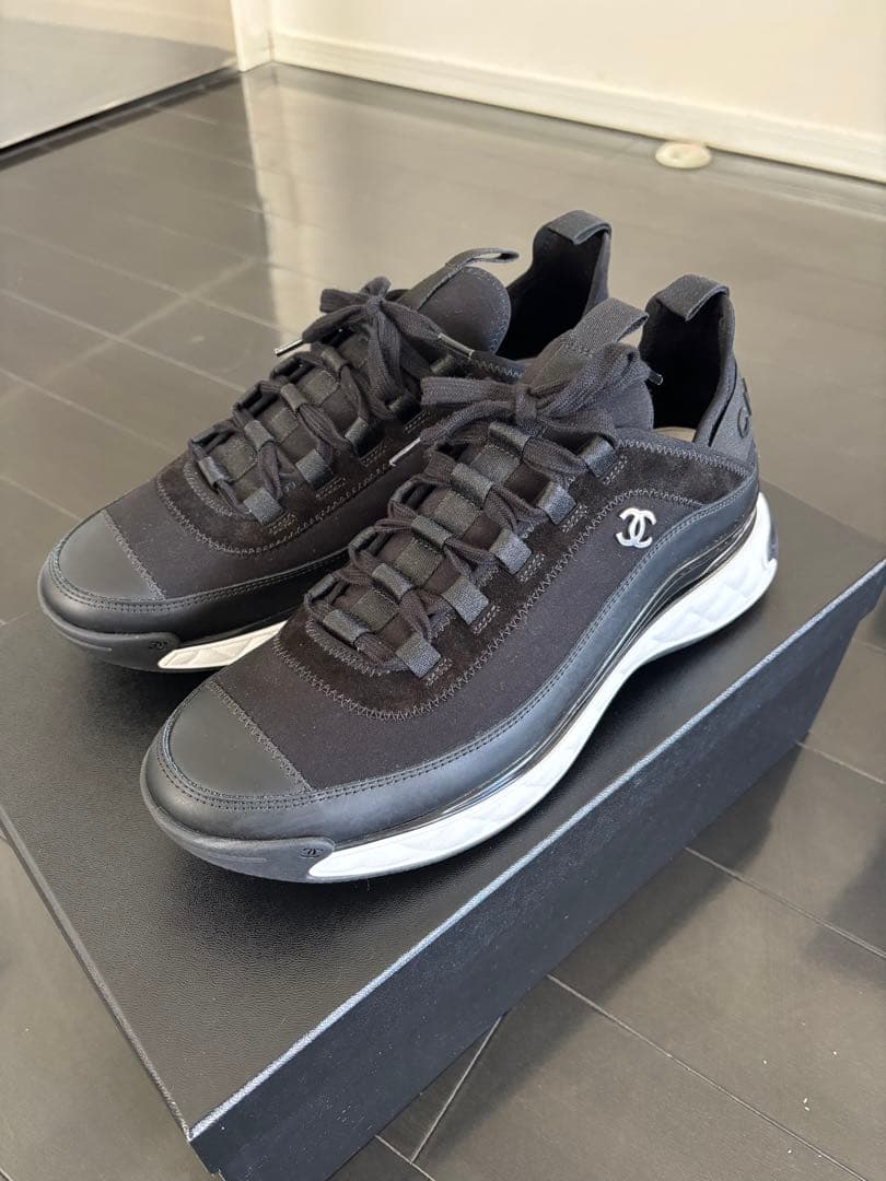 CHANEL ブラック スニーカー 42 美品