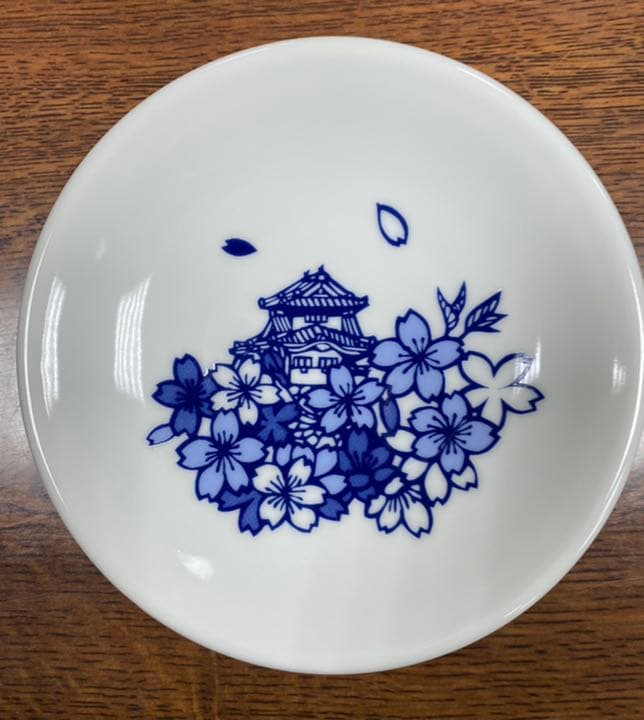 切り絵作家久保修出石焼き絵皿5皿セット