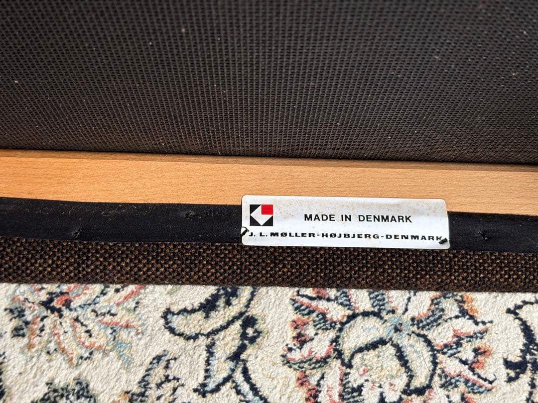 ⑥J.L. Møllers JLモラー　北欧ヴィンテージチェア　チーク材　NZ