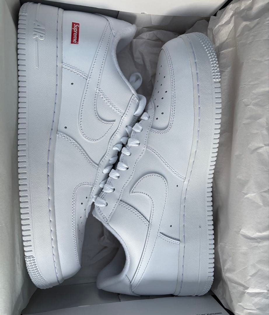 新品】Supreme x Nike Air Force 1 Low 28.5 白