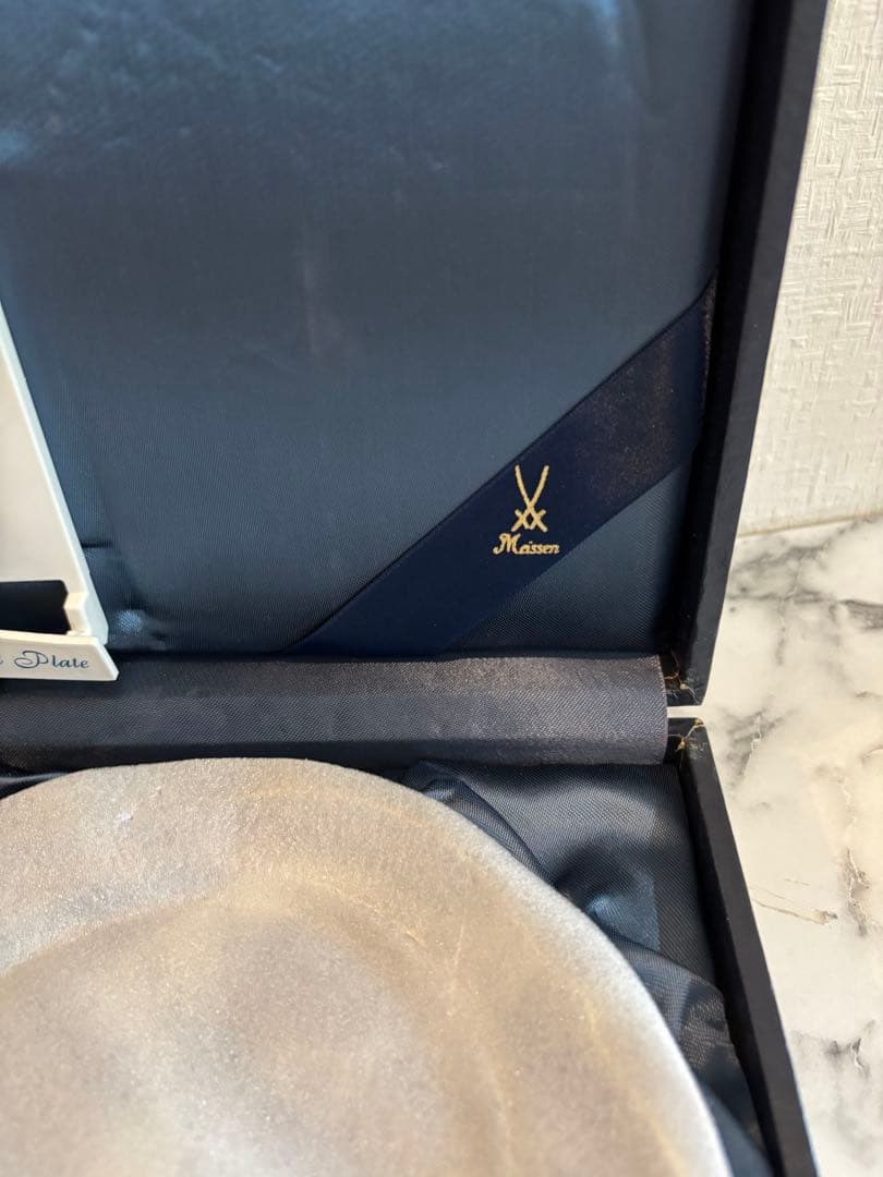 希少　新品未使用　マイセン 2003年 メモリアルプレート 眠れよい子よ