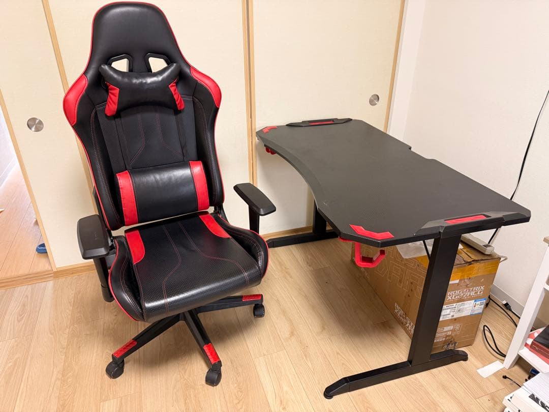 【引き取り限定】ニトリ　ゲーミングデスク　ゲーミングチェア　セット