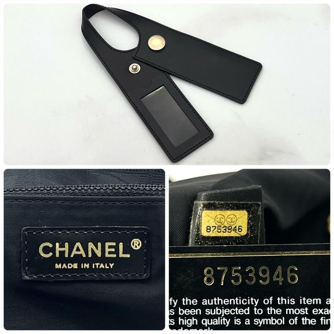 【Gカード付】 シャネル ニュートラベルライン ハンドボストン ブラック ココ