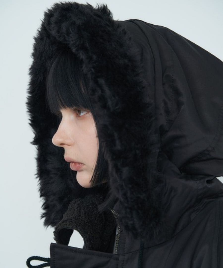 AIVER N-3フライトコート ブラックSサイズ