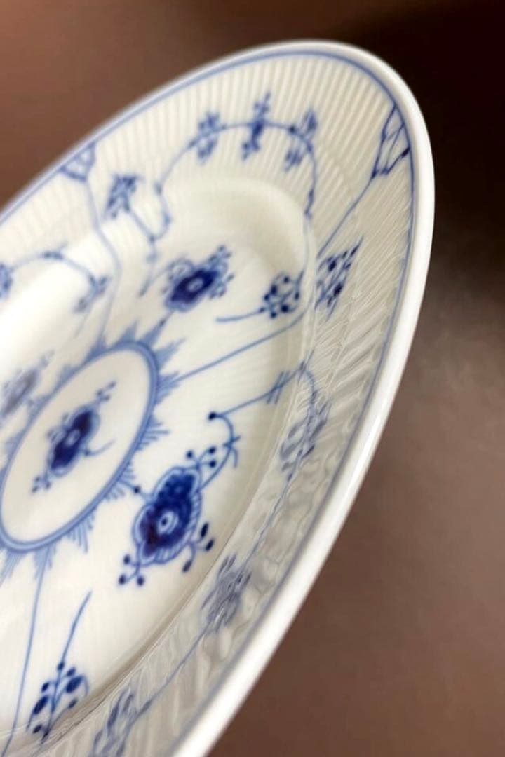 専用◇ロイヤルコペンハーゲンブルーフルーテッドプレインプレートペア23.5c未使