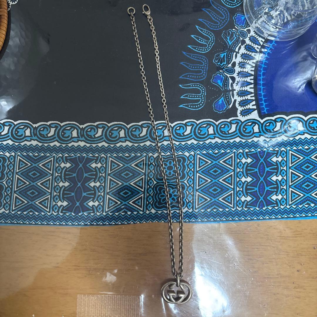 Gucci ダブルGロゴペンダント ネックレス