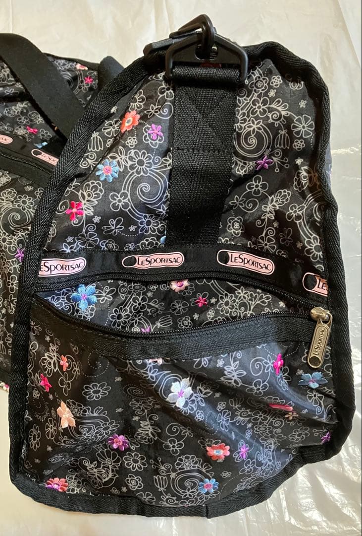 超美品　LeSportsac ル・プティ・ブーケ　ラージウィークエンダー　大型