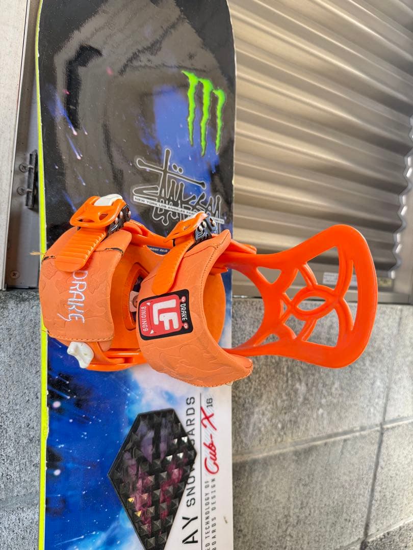 【使用少】GRAY CUB-X 116cm FLOWビンディング セット 高性能