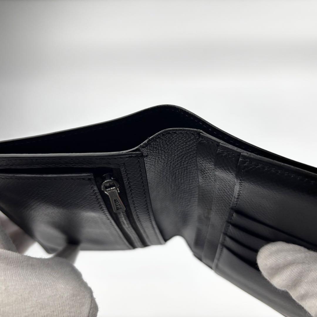 エルメス HERMES コンパクト ベアン新型シルバー金具□I 刻印