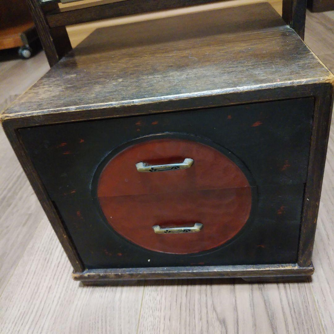 昭和レトロ　古い　アンティーク　鏡台