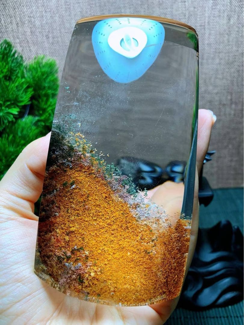 ⭐︎【極上品】天然 ガーデン クォーツ 置物 529.2g