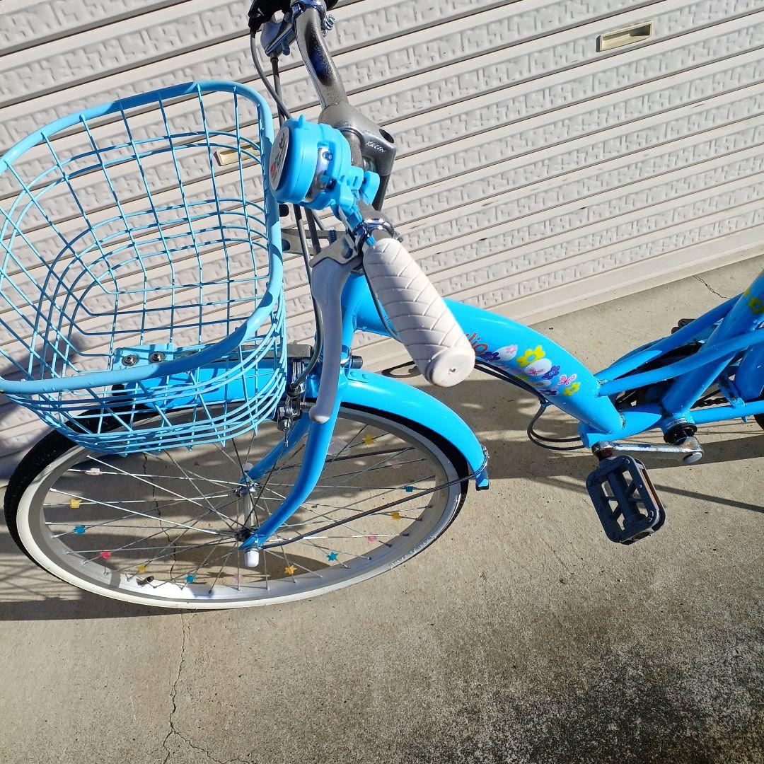 青いシティサイクル チャイルド