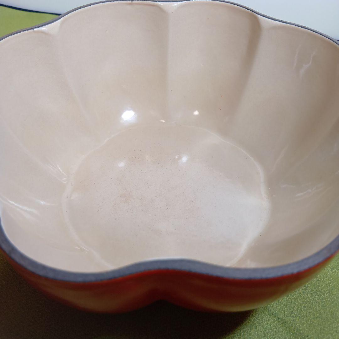 Le Creuset パンプキン型 鍋 オレンジ ココット かぼちゃ