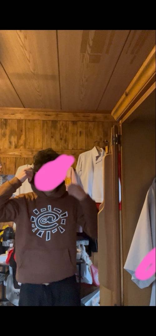 Always フーディー 茶色