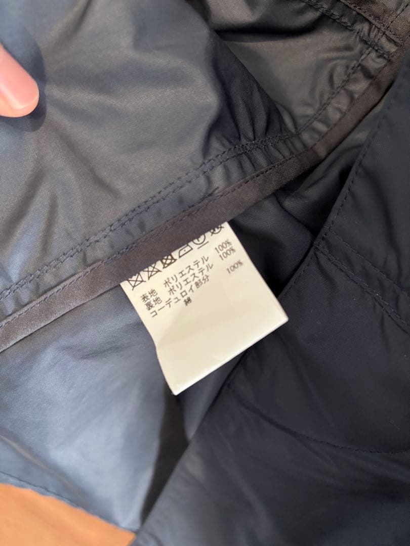 【Barbour】バブアー ステンカラーコート サイズ34 ネイビー