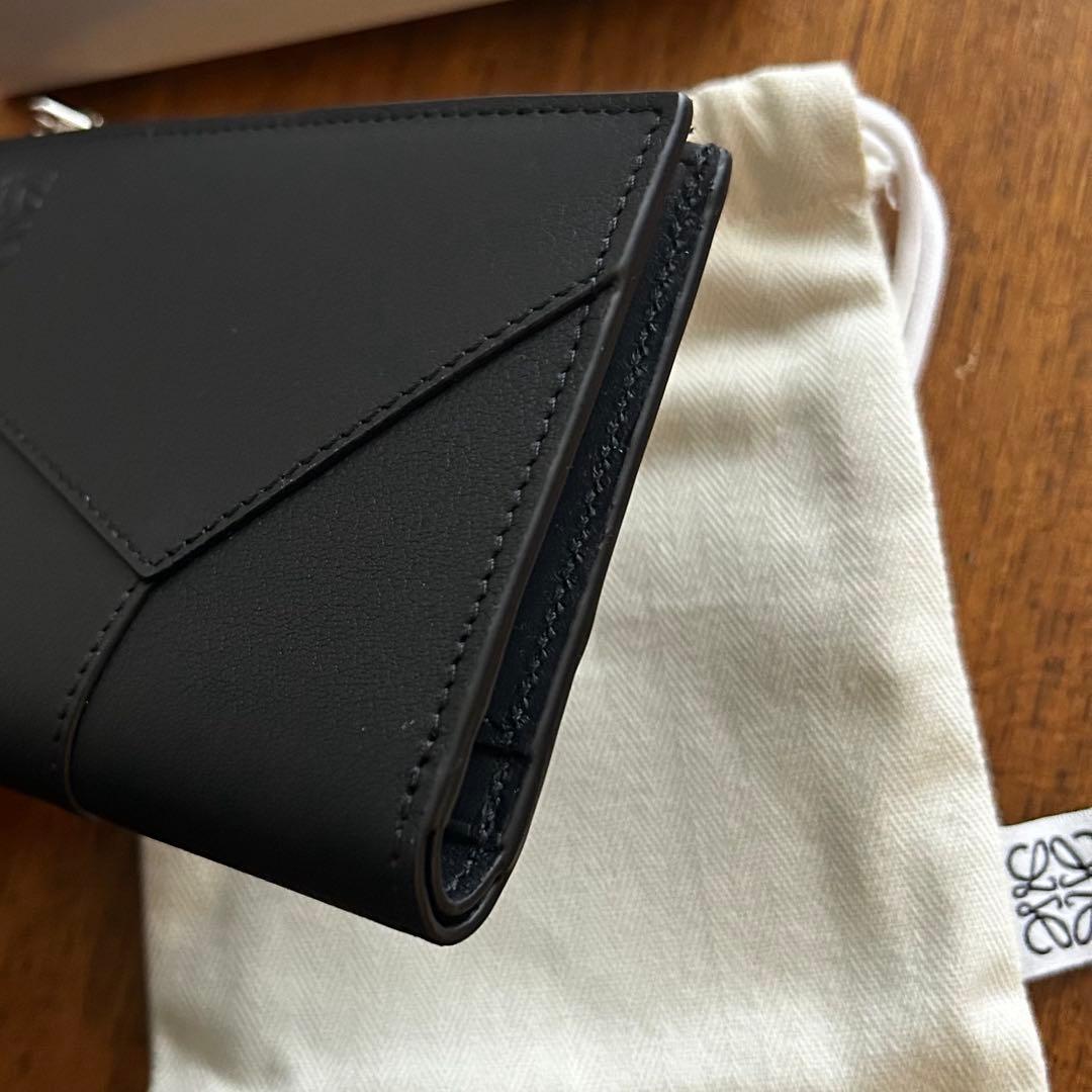 小物 LOEWE : Puzzle Edge Slim Compact Wallet