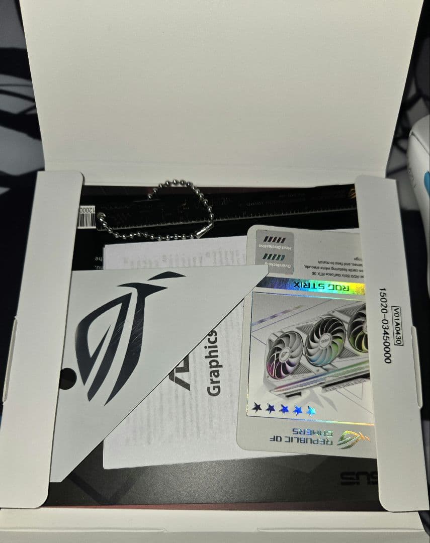 [美品] ROG STRIX RTX3080 O10G WHITE V2