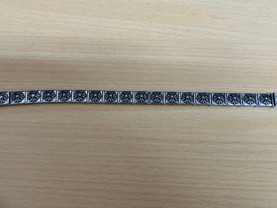 週末限定値下げ❗️ピラミッドプラスブレスレット❗️刻印有❗️検：A&G BWL クロム