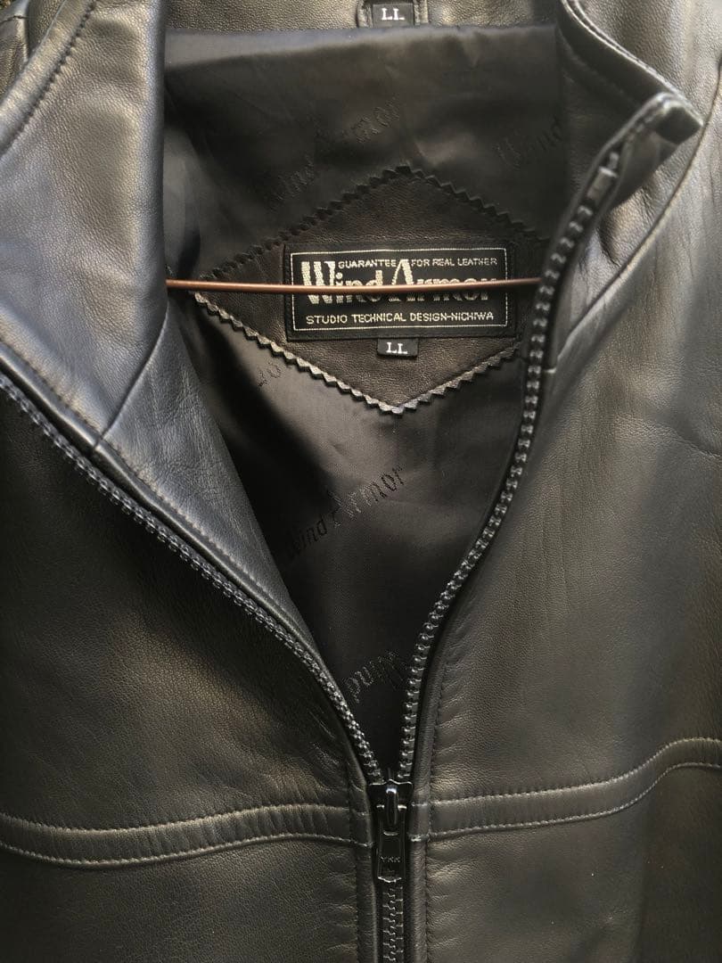 Wind Armor 黒 レザージャケット LL