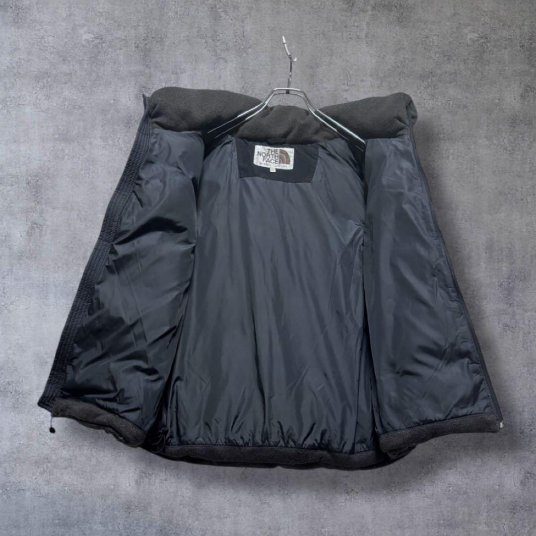 ☆人気　ノースフェイス　ニット　ダウンベスト　グレー　レディースM