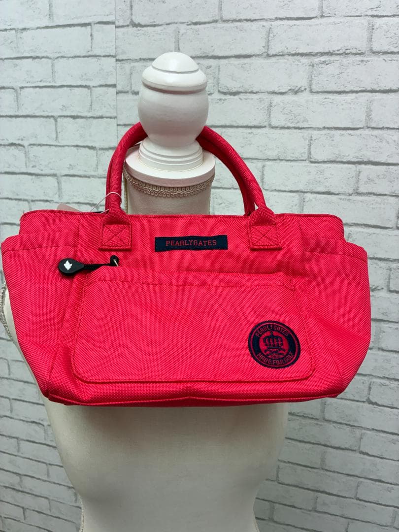 L02206）新品　パーリーゲイツ　王冠 マーク ゴルフ カート バック　ピンク