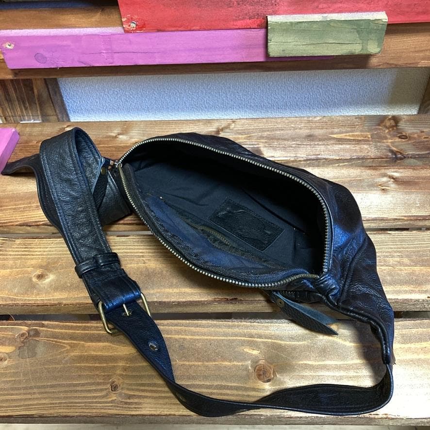 BMOG ロゴ バッグ ビンテージ 古着 90s ハーレー ダビッドソン レザー