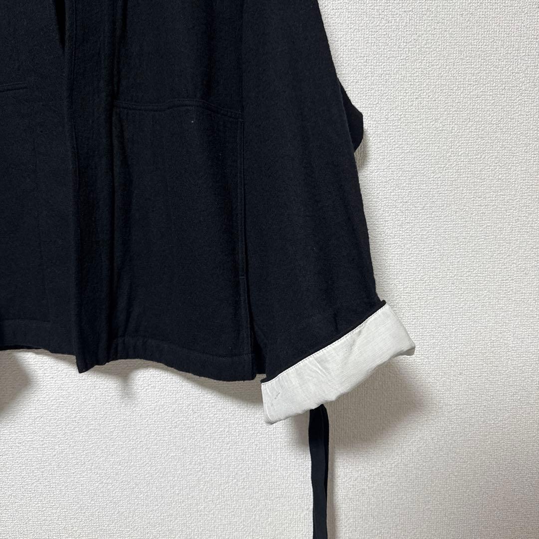 anei アーネイ　羽織ブルゾン　ハオリ　コットンウール　和装ブルゾン