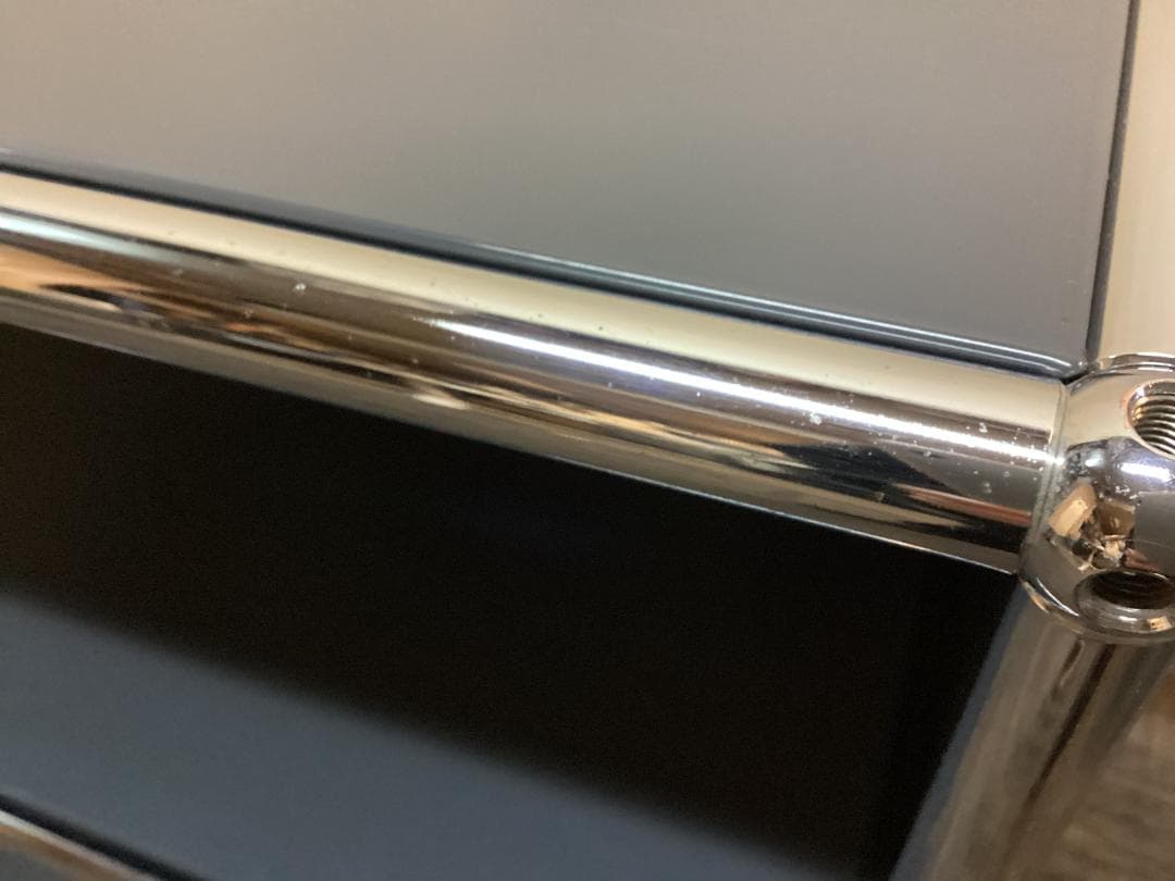 USMハラー ２段 オープンキャビネット シェルフ アントラサイト