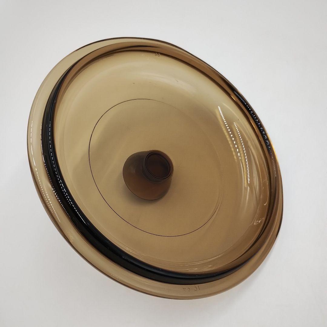 bM130L 昭和レトロ　ビジョン　コーニング　USA　ガラス製　耐熱鍋・片手鍋