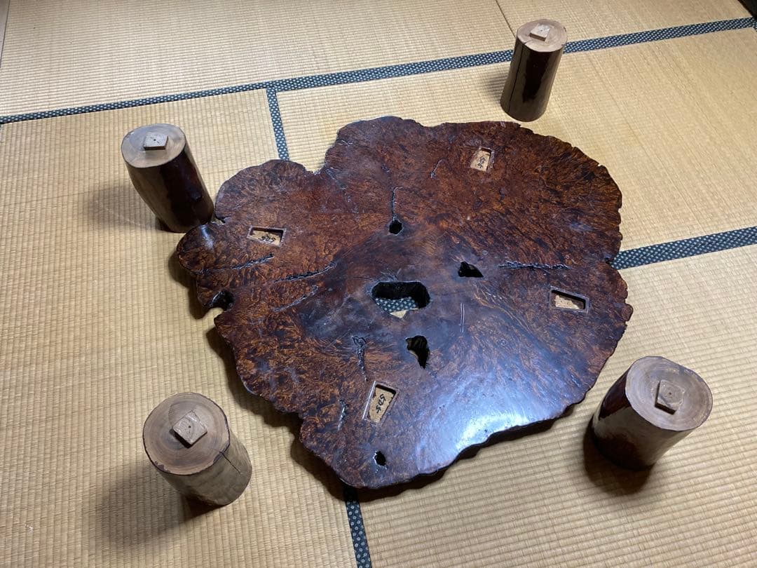 【未使用】座卓 テーブル 天然木 No.4