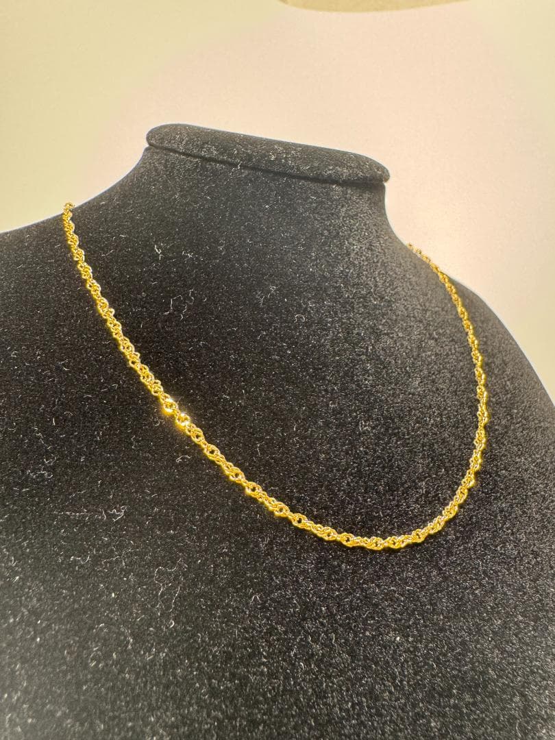 日本製K18ゴールド リンクチェーン ネックレス2.07g