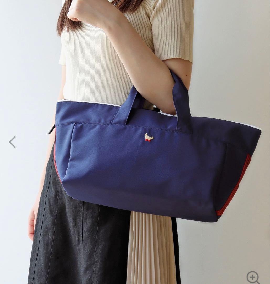 【美品】familiar ファミリア　2wayバッグ　おむつバッグ