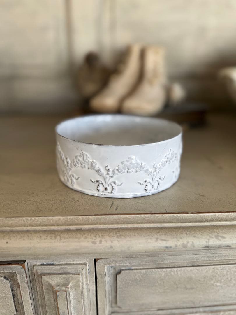 キャロンCarronフローラルボウルcouroリボンガーランド