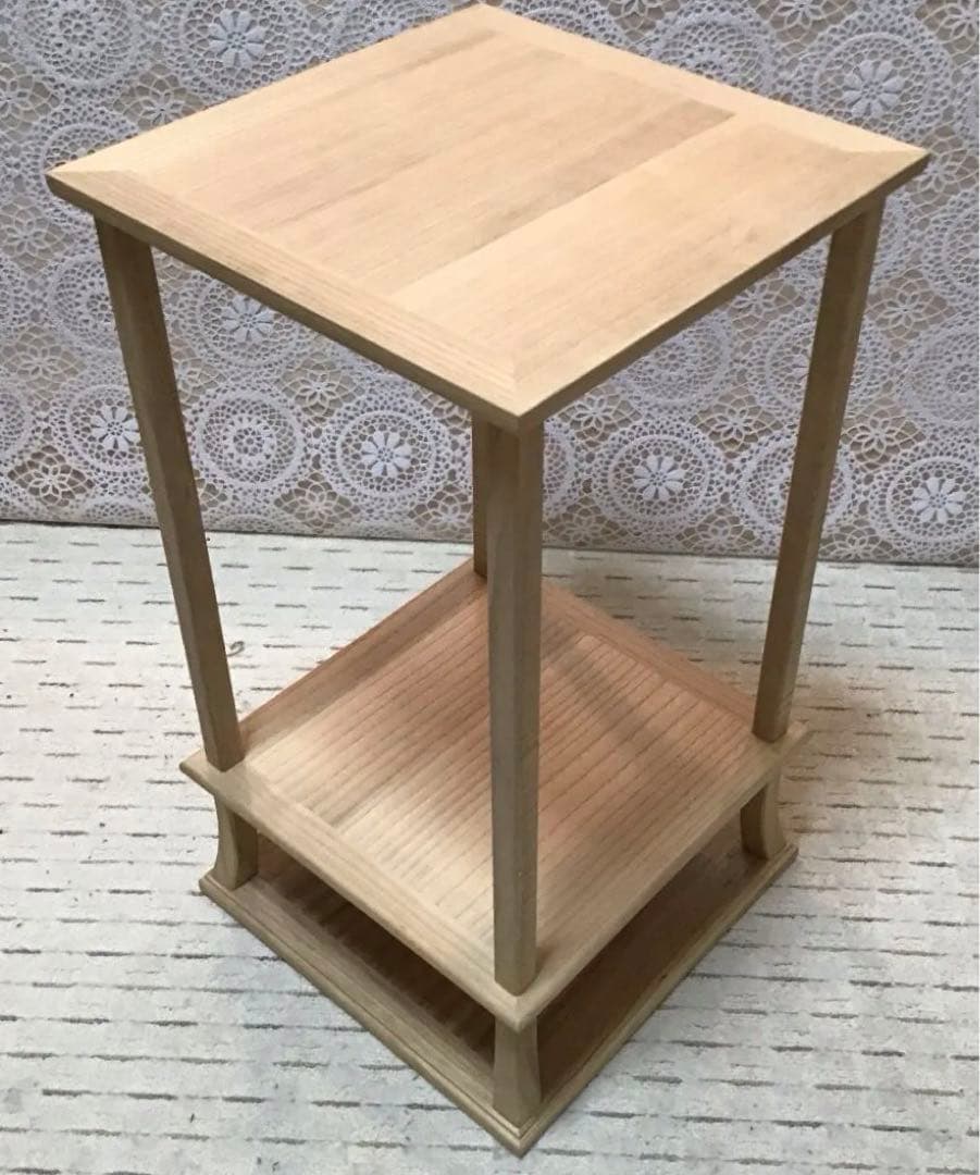 茶道具 小卓 桐小卓 指物師 宗慶 作 N73K