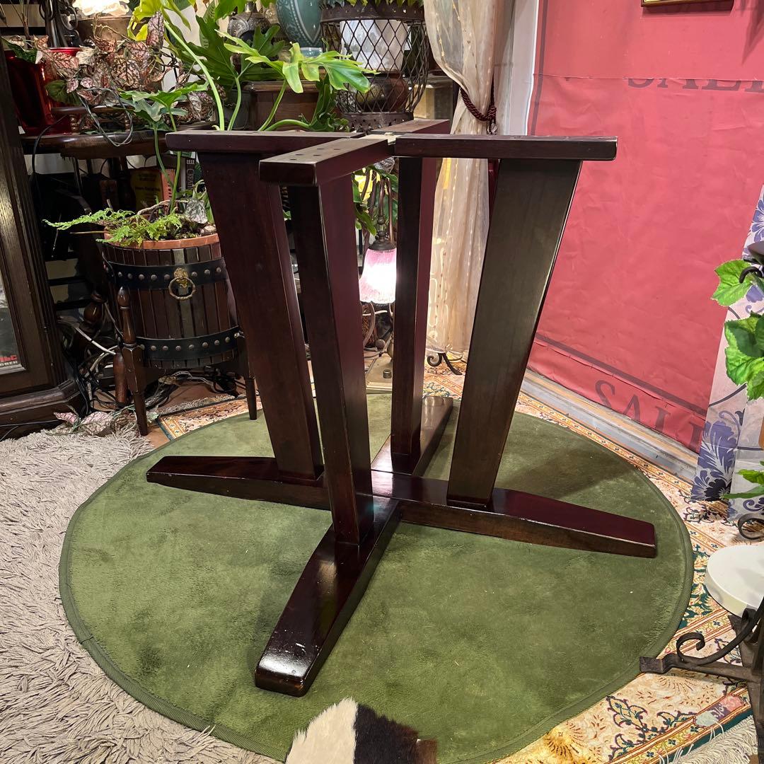 sale 1０５　ラウンドスクウェア　無垢材仕上げ　デザインレッグ