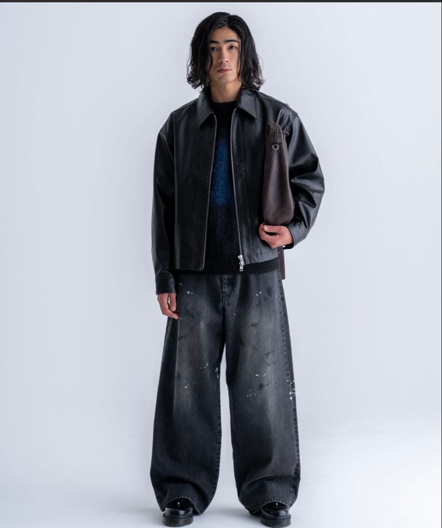 ジャケット・アウター SINSS Seam line zip blouson